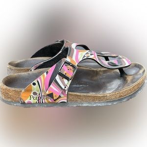 Papillio Birkenstock Abstract Pattern Women size 8.5